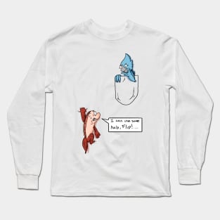 Pocket Flip n' Sam Long Sleeve T-Shirt